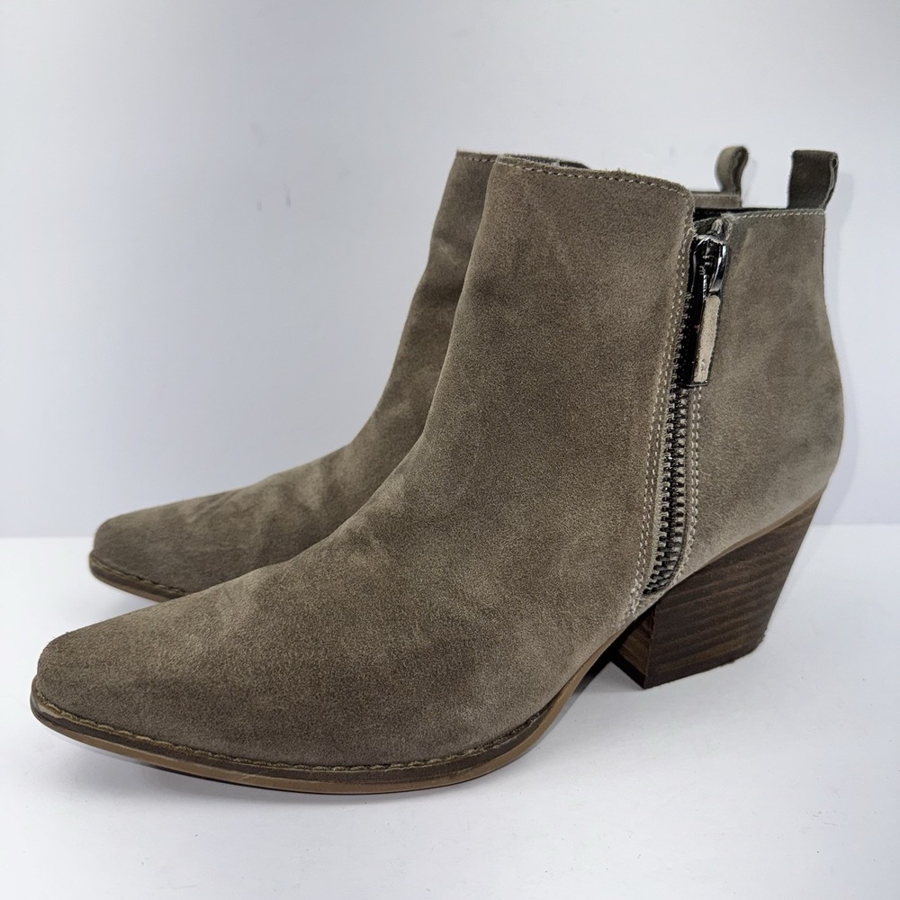 Franco Fortini Taupe Olivianna Ankle Boot Sz 9